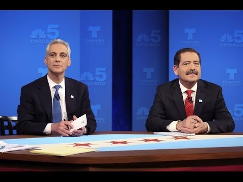 Chicago Mayoral Debate, March 16, 2015 Mayor Rahm Emanuel vs Jesus Garcia