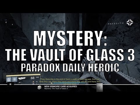 Destiny - New Dead Ghost "Mystery: The Vault of Glass 3"