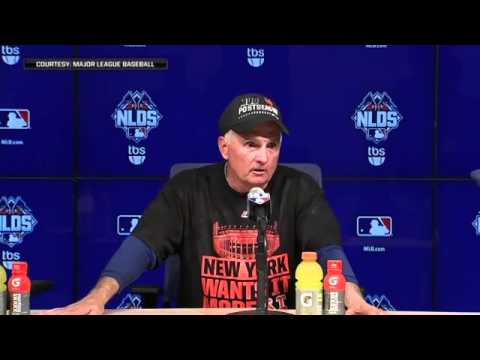 Terry Collins talks after NLDS Game 5