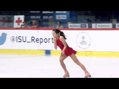 2015 ISU Junior Grand Prix - Zagreb Ladies Free Skate Marin HONDA JPN