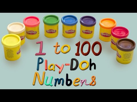 Play Doh Numbers 1-100  | Learn Numbers 1 - 100 | Number Song | Kids Rhyme