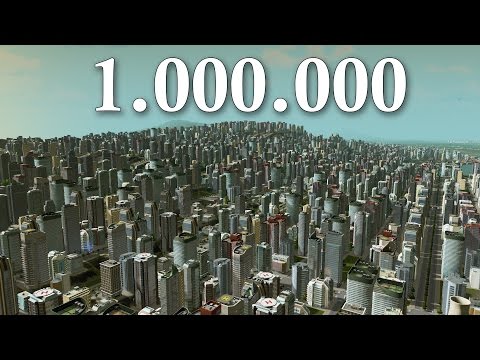 Cities Skylines - 1 Million Population ( LIMIT ) | Super MASSIVE City