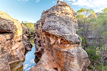 Cobbold Gorge is located on Robin Hood cattle station, more than 400 kilometres south-west of Cairns, in the Gulf Savannah. (Supplied:Cobbold Gorge)