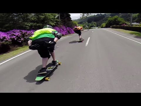 Longboarding Dunedin: North Road Crash Raw