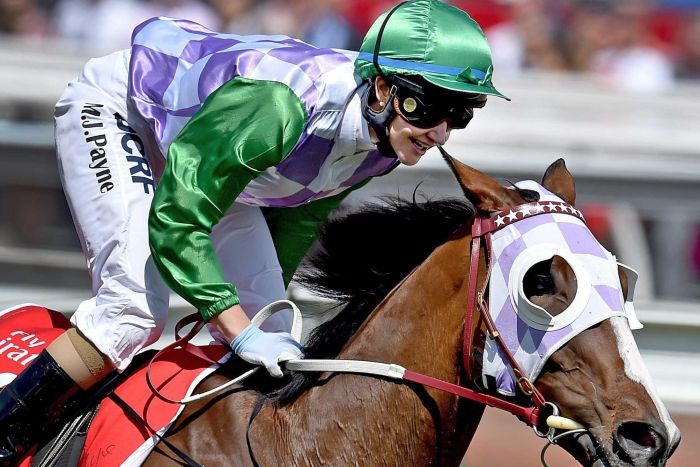 Michelle Payne wins the Melbourne Cup