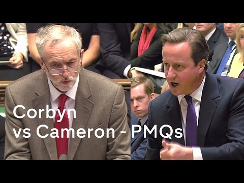 Jeremy Corbyn vs David Cameron - PMQs - 14 Oct 2015