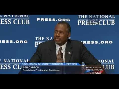 FULL Speech/Q&A: Ben Carson at National Press Club Luncheon (10-9-15)