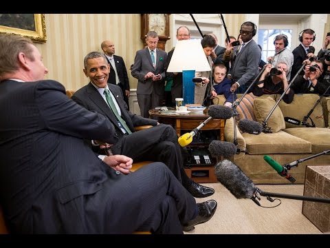 President Obama Meets with the Prime Minister of Ireland