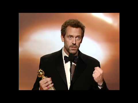 Hugh Laurie Wins Best Actor TV Series Drama - Golden Globes 2007