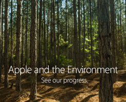 Apple and the Environment. We want to leave the world better than we found it.
