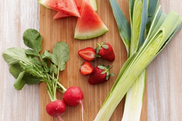 Red and green produce in November