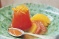 Campari jellies with citrus...