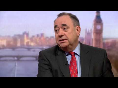 MarrShow: Alex Salmond on SNP controlling England post GE2015 (22Mar15)