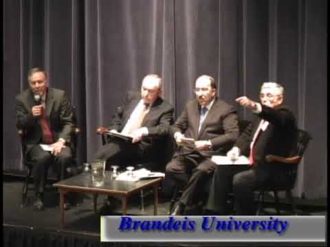 Richard Goldstone and Dore Gold discuss the U.N. Gaza Report at Brandeis