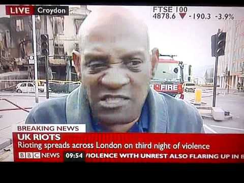 London Riots. (The BBC will never replay this. Send it out)