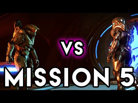 MASTER CHIEF vs. SPARTAN LOCKE! - Mission 5: Unconfirmed (Halo 5 Guardians Campaign Gameplay)