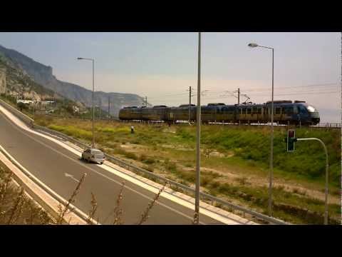 SIEMENS DESIRO electric multiple units "on the beach" (Greek National day 25/03/12)