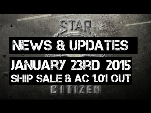 Star Citizen News - Limited Ship Sale & Arena Commander 1.0.1 Released