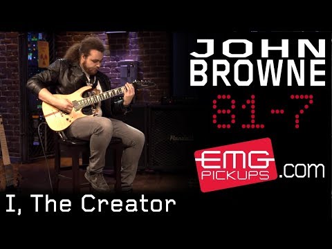 John Browne of Monuments performs "I, The Creator" on EMGtv