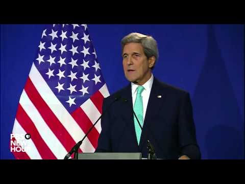 Secretary of State John Kerry addresses Iran nuclear deal