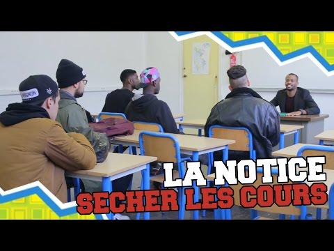 LA NOTICE - SECHER LES COURS