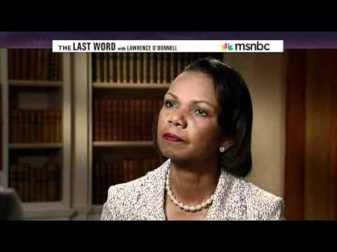 2011.05.05 - MSNBC - Condoleezza Rice Puts Radical Leftist Lawrence O'Donnell In His Place!