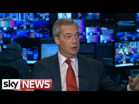 UKIP Leader Nigel Farage on the European Union and the Referendum