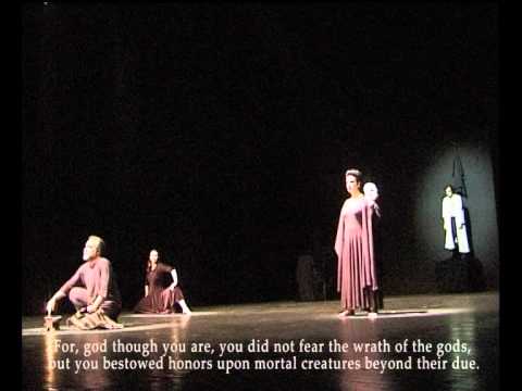 Live PROMETHEUS BOUND [1-87] (original text - English subtitles) Theatre Erineos-Greece