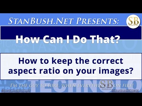 How To Change Your Image Sizes And Keep The Aspect Ratio Correct