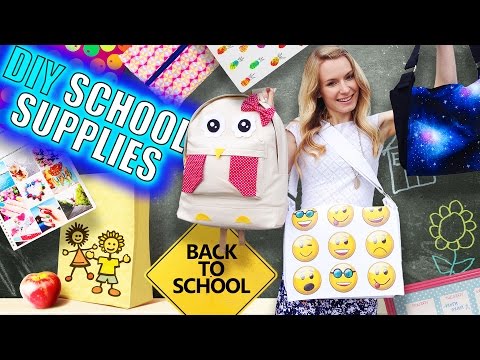 DIY School Supplies & Room Organisation Ideas! 15 Epic DIY Projects for Back to School!