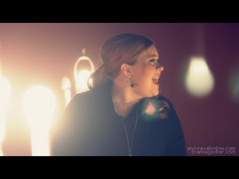 Adele - Set Fire To The Rain Music Video - With Adele Impersonator