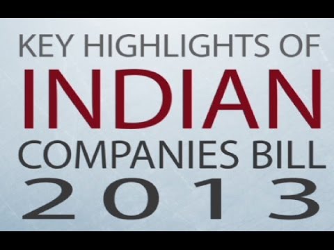 Key Highlights of Indian Companies Bill -2013 by Prof. Rama Devi Iyer (ICSI-GOLS eLearning Portal)