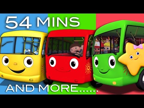 Wheels On The Bus | Plus Lots More Nursery Rhymes | 54 Minutes Compilation from LittleBabyBum!