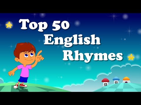 Top 50 Hit Songs | 50+ Mins | Collection Of Animated English Nursery Rhymes in HD For Kids