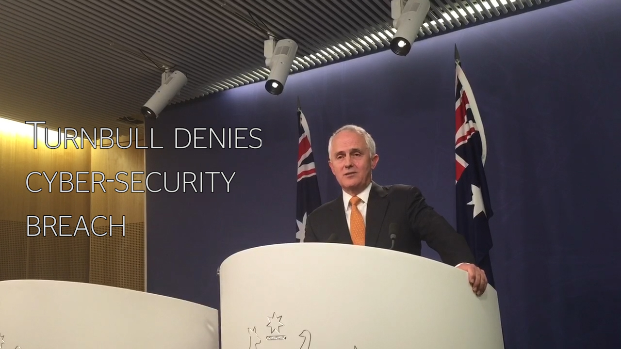 Turnbull denies cyber-security breach (Video Thumbnail)