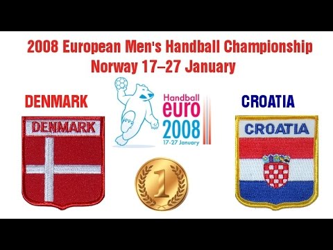 Handball FINAL DENMARK - HRVATSKA CROATIA 2008 European Men's Handball Championship