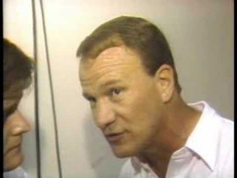 Barry Switzer reacts to the "Sooner Schooner Penalty" 1985