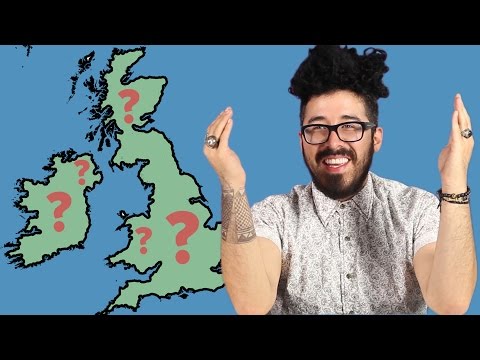 Americans Try To Label The British Isles