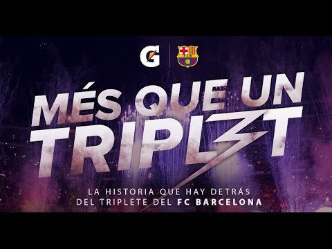 [POR] Gatorade – FC Barcelona: Mais que um triplete