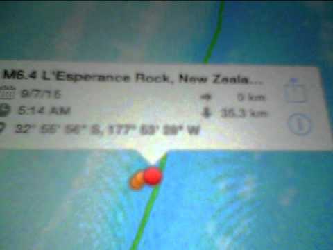 BREAKING NEWS MAJOR EARTHQUAKE 6.4 MAGNITUDE STRUCK NEW ZEALAND SEPTEMBER 7 2015