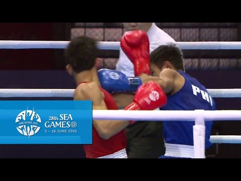 Boxing (Day 3) Men's Flyweight (52kg) Semifinals Bout 53 | 28th SEA Games Singapore 2015