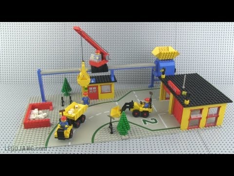 LEGO Public Works Center 6383 build & review, vintage 1981!!