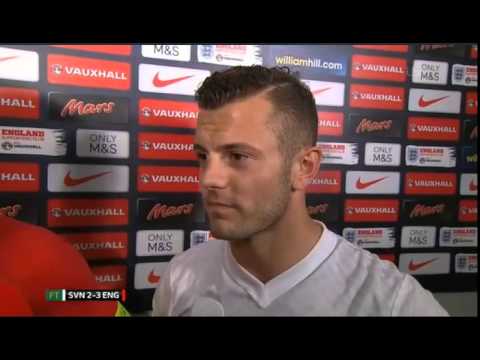 Slovenia 2 England 3 : Jack Wilshere & Rooney Post Match Reaction