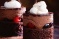 Black forest mousse cakes