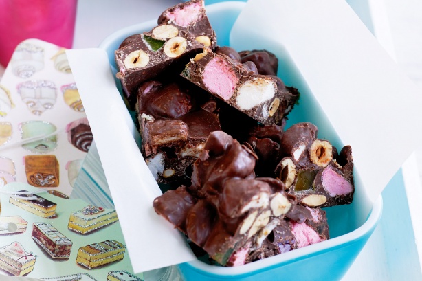 Jewelled rocky road