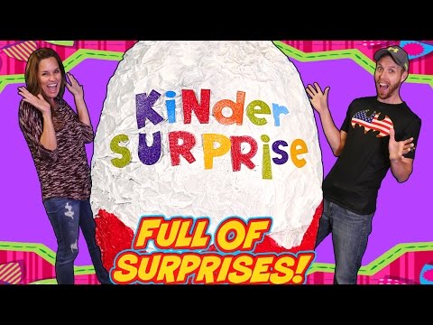 BIGGEST Kinder Surprise Egg on DCTC - Giant Play Doh Egg Full Of Toys Toy Toyz!