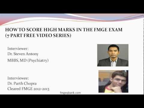 How to Score High Marks in FMGE (MCI Screening Test) -01 -  Interview Series