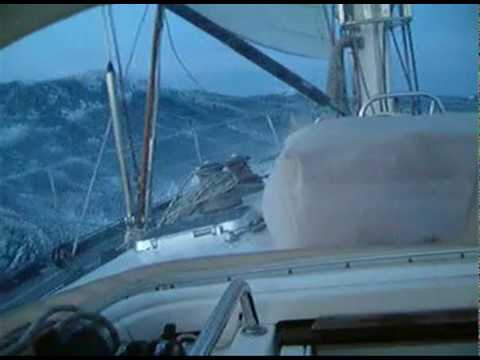 Sailing in the Gulf of Lion in october