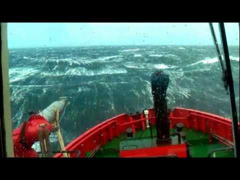 North Sea Storm Wild Weather in the North Sea Part 1