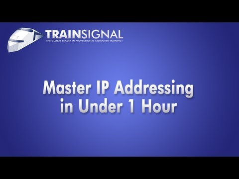 TrainSignal Webinar: Networking Fundamentals: Mastering IP Addressing in Under 1 Hour